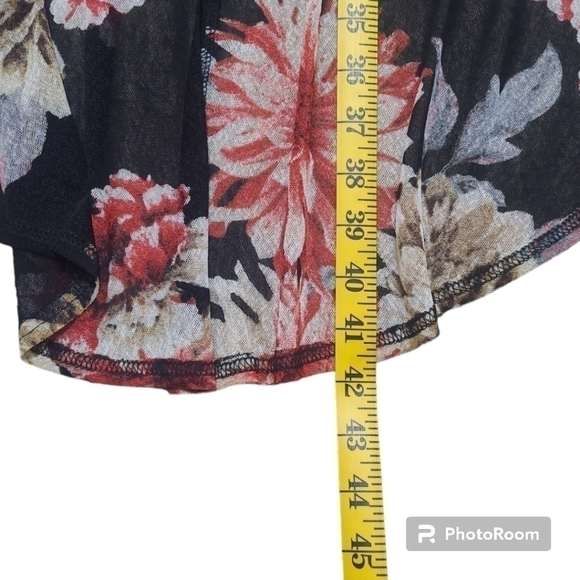 Anthropologie Ember Sheer Floral Flutter Sleeve Cover Wrap Dress – Size Large - Picture 10 of 12